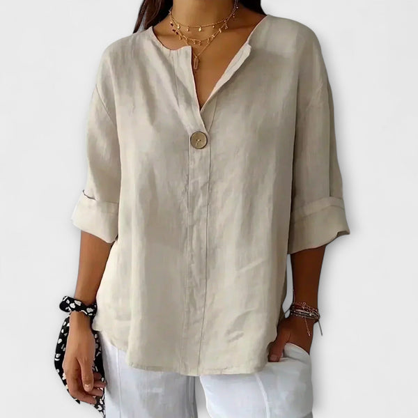 Nicole - Blouse élégante à encolure en V