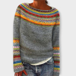 SILVIA™ | Pull rétro d'automne