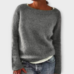 Regine – pull uni en maille