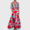 Elise - Élégante robe fourreau à fleurs