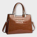 Alara – Sac à main brillant à motif croco