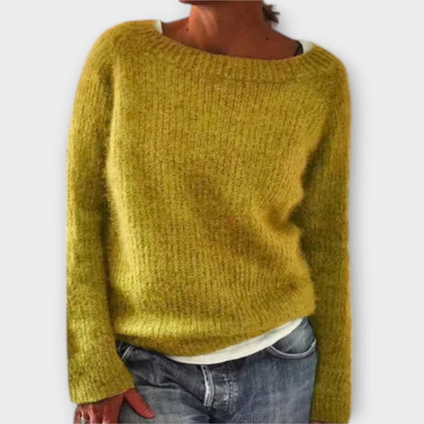 Regine – pull uni en maille