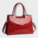 Alara – Sac à main brillant à motif croco