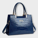 Alara – Sac à main brillant à motif croco