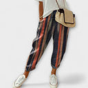 Burga – Pantalon confortable en coton et lin
