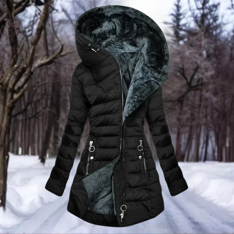 Senna – Manteau élégant en peluche pour femme