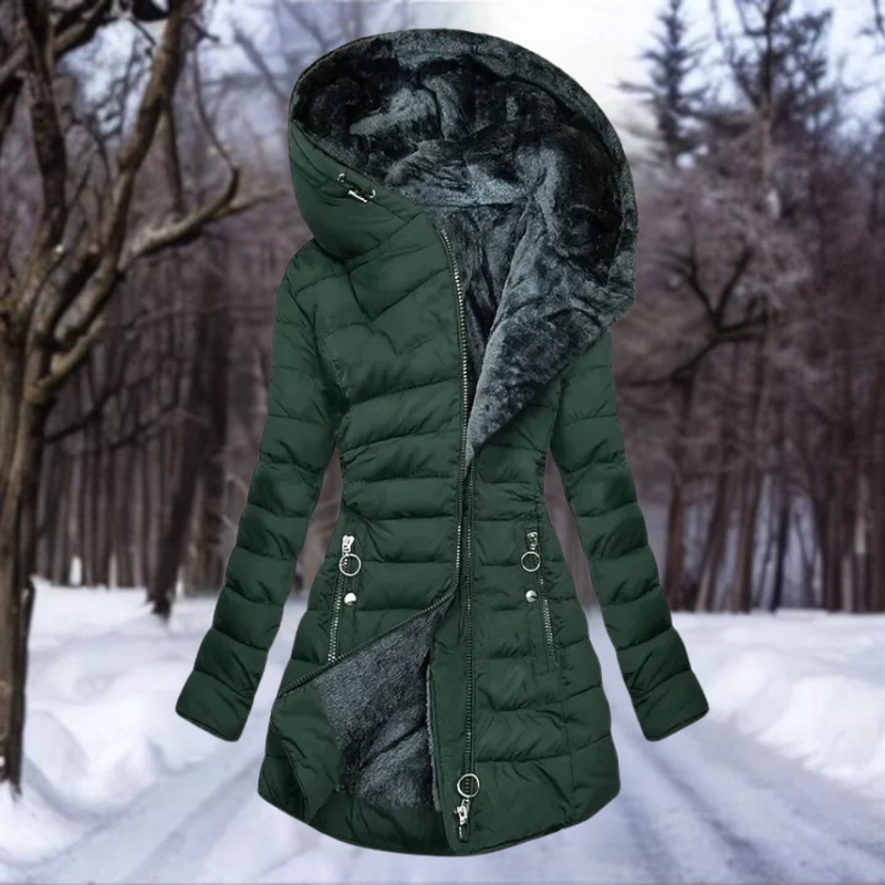 Senna – Manteau élégant en peluche pour femme