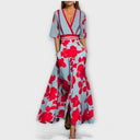 Elise - Élégante robe fourreau à fleurs