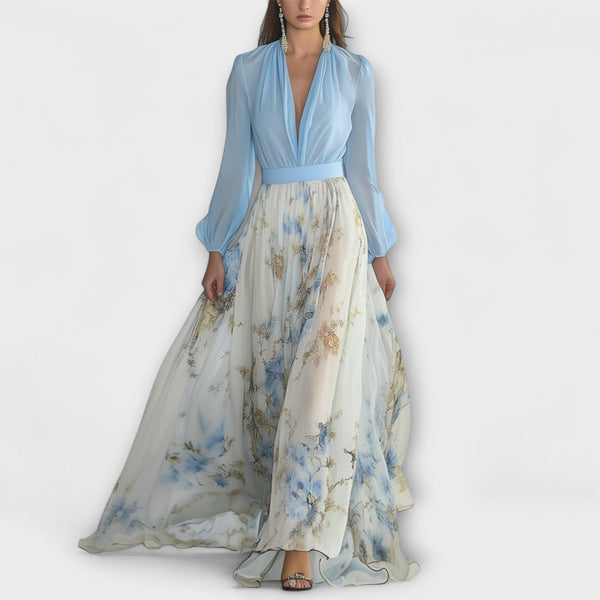Harper - Robe longue fleurie