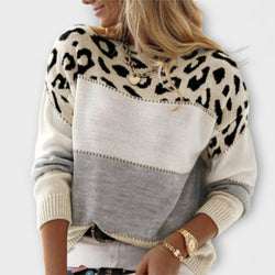 Cheyenne - Pull décontracté avec motif léopard