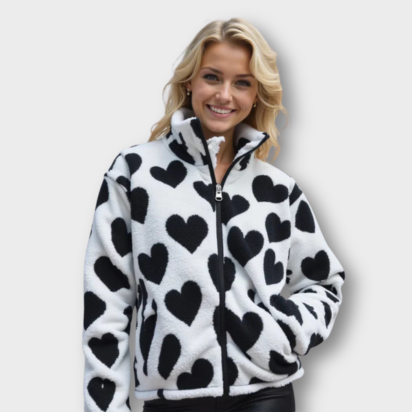 Katharina™ | Veste réversible à cœurs