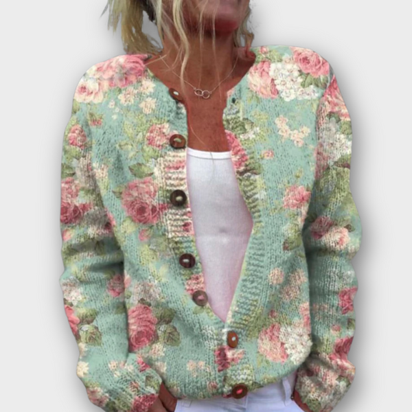 Sanne | Gilet élégant à imprimé fleuri