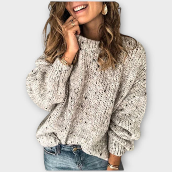 Eileen - Pull Rétro Confortable en Tricot