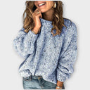Eileen - Pull Rétro Confortable en Tricot
