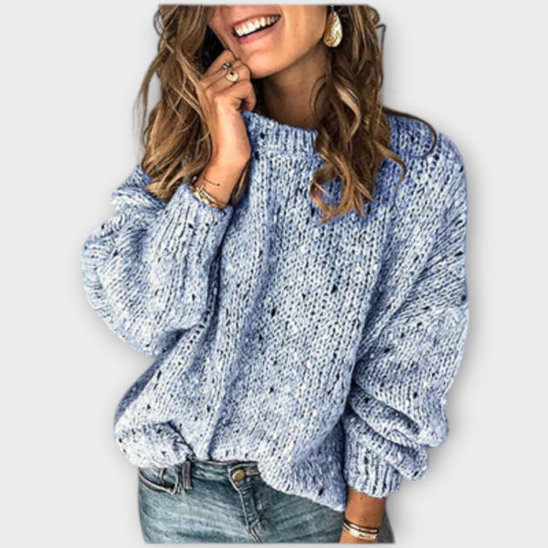 Eileen - Pull Rétro Confortable en Tricot