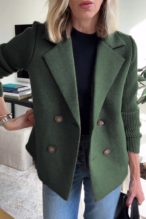 Amora | Blazer élégant avec manches en maille