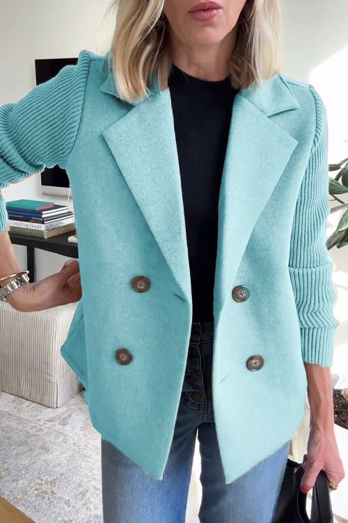 Amora | Blazer élégant avec manches en maille