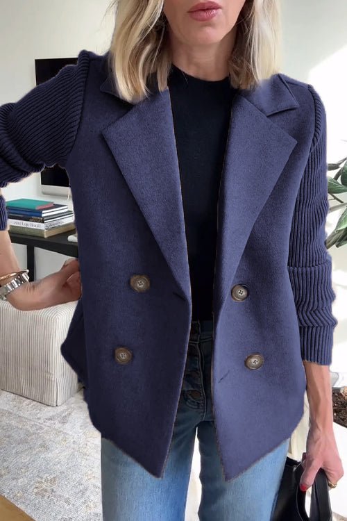 Amora | Blazer élégant avec manches en maille