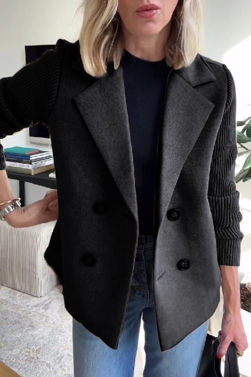 Amora | Blazer élégant avec manches en maille