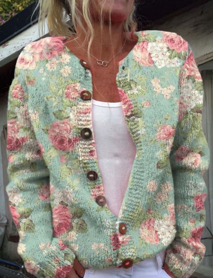 Sanne | Gilet élégant à imprimé fleuri