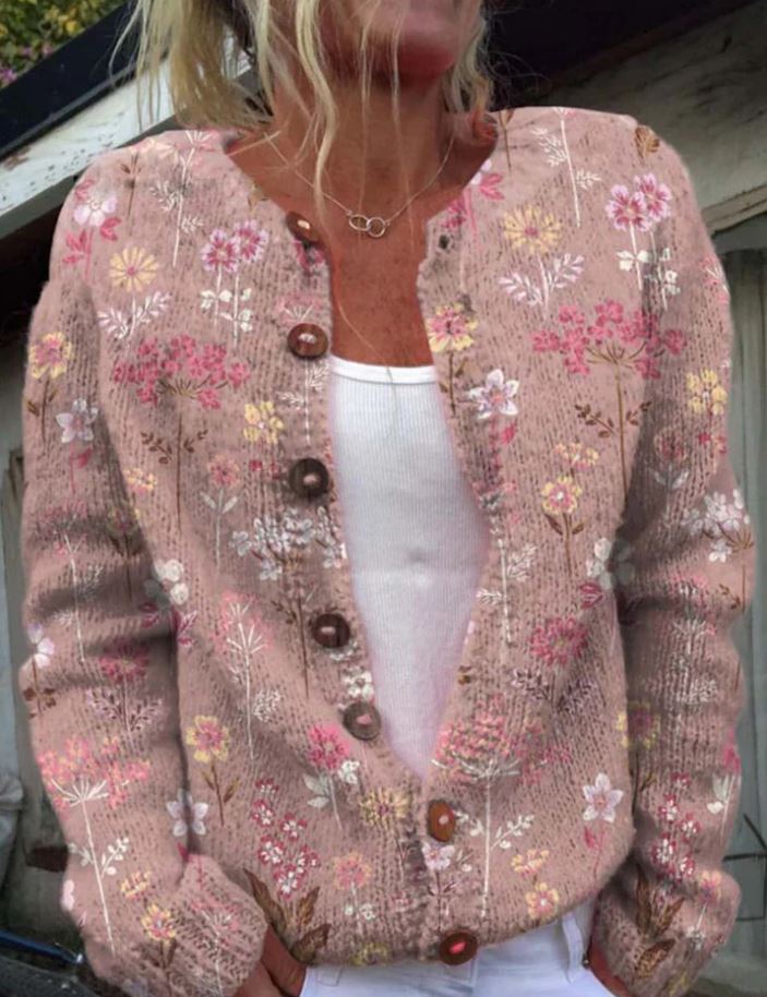 Sanne | Gilet élégant à imprimé fleuri