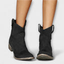 Marla – Bottes en daim style savane