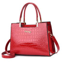 Alara – Sac à main brillant à motif croco