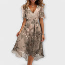 Annegret - Robe femme à encolure en V